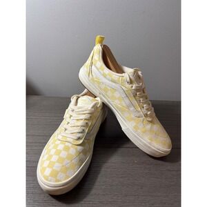 Vans Kyle Walker Pro Checkerboard Pale Banana Skate Shoes Mens 7.5